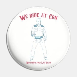 BravoCon "We Ride at Con!" - Andy Cohen Pin