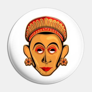 Sri Lankan traditional face masks design Pin