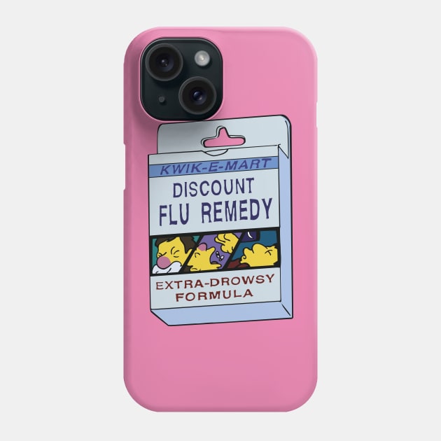 Kwik-E-Mart Discount Flu Remedy Phone Case by saintpetty