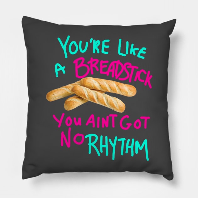 Old Breadsticks Pillow by mailshansen