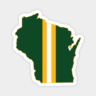 Green Bay Football Magnet