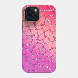 PINK GLITTER GRADIENT PATTERN Phone Case