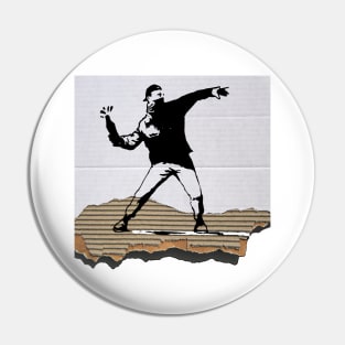 BANSKY art Pin