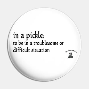 In a pickle Pin