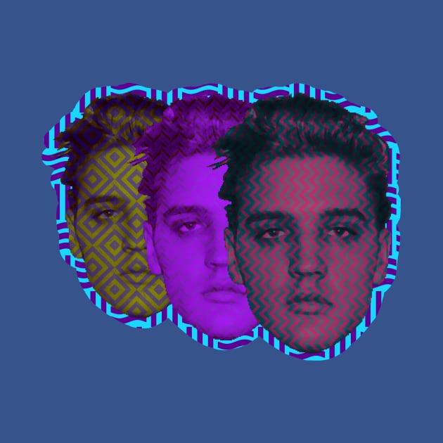 Elvis Presley Mugshot Threeways by SABREart