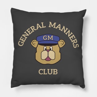 General Manners Club (White) Pillow