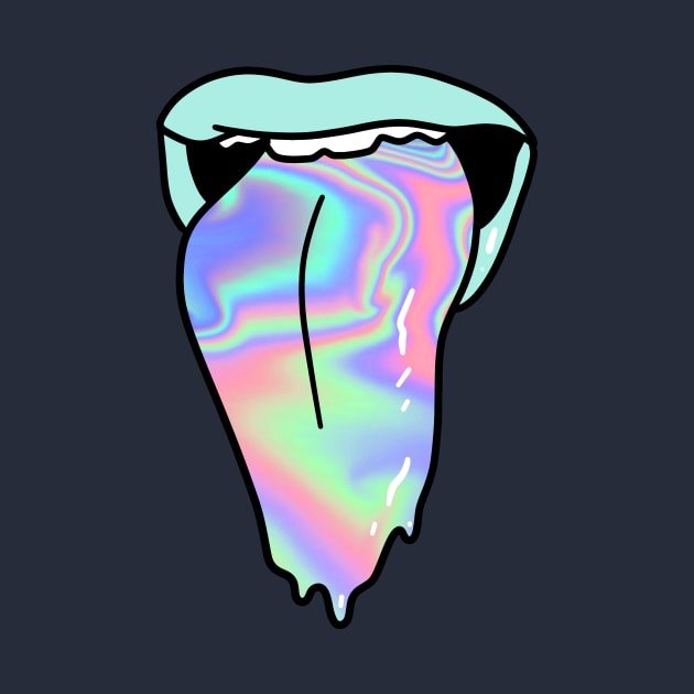 Rainbow Slime Tongue by saradaboru