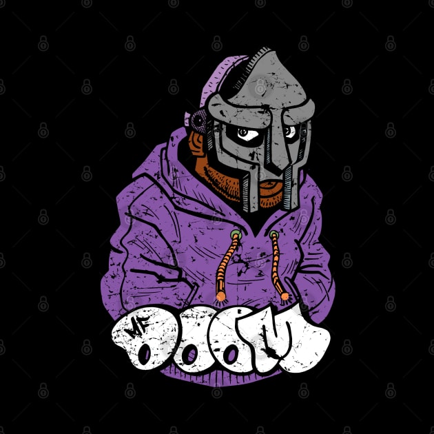 mf doom purple hoodie vintage by segarkering