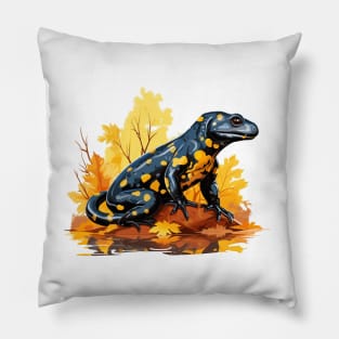 Fire Salamander Pillow