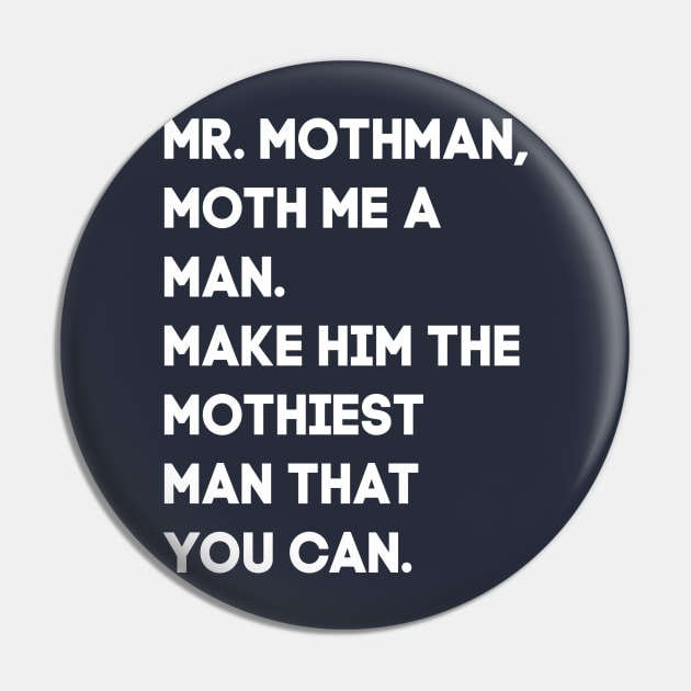 Mr. Mothman Pin by QueenAvocado