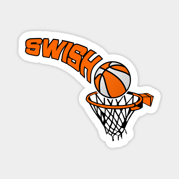 SWISH Magnet by BoxOBasketballs