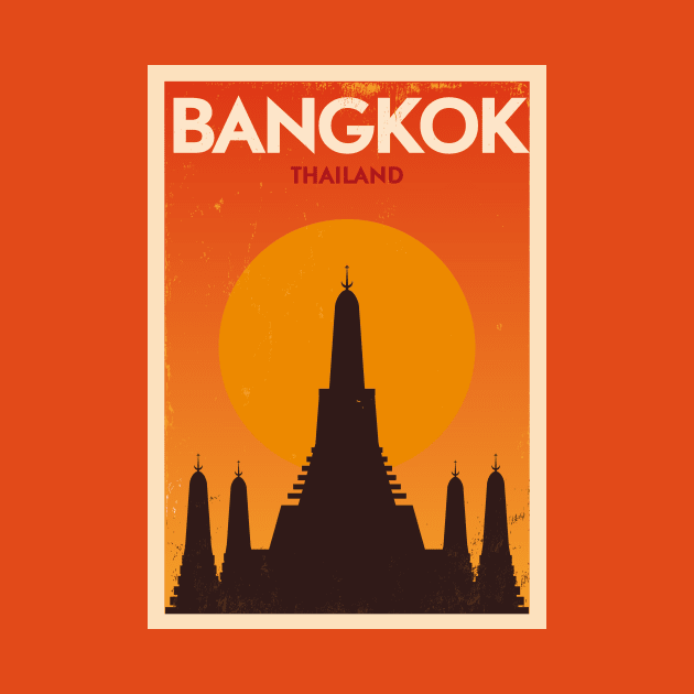 Bangkok Poster Design by kursatunsal