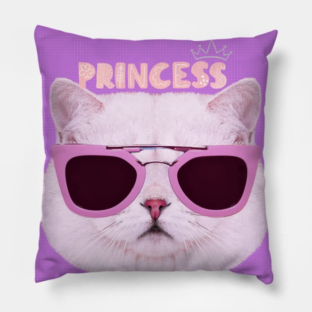 Princess Cat Pillow by Enlightenment Retrend