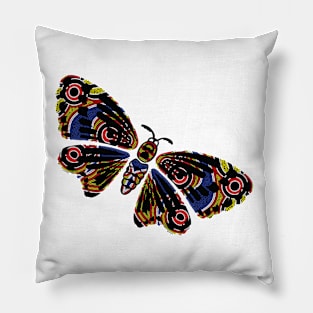 Aboriginal Art - Butterfly Angled Pillow