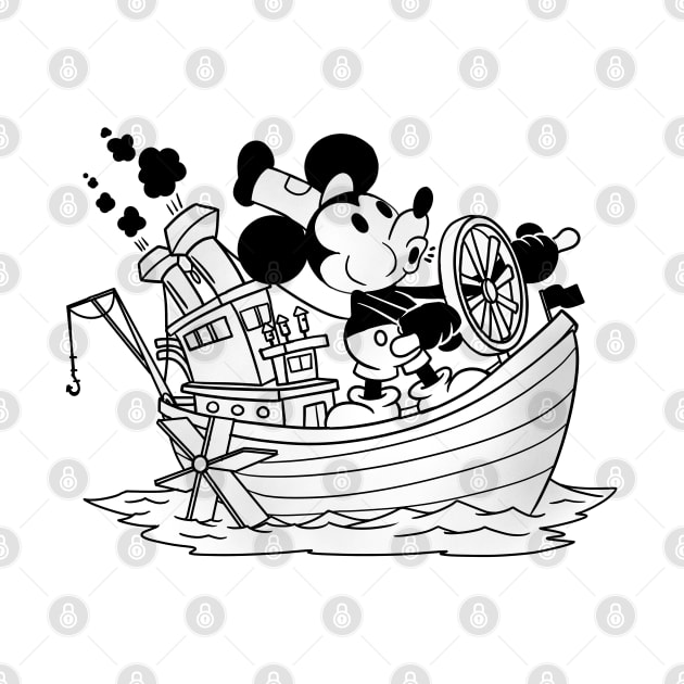 Steamboat Willie by DugglDesigns