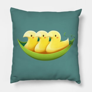 Peeps in a Pod (no text) Pillow