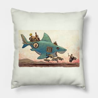 Flying with Sharks. Pillow