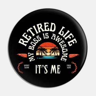 Retired Life Pin