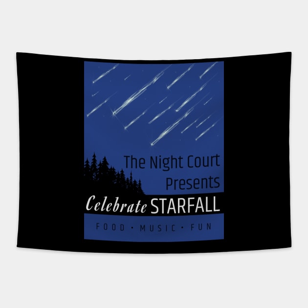 Starfall Festival Tapestry by Kaybi76