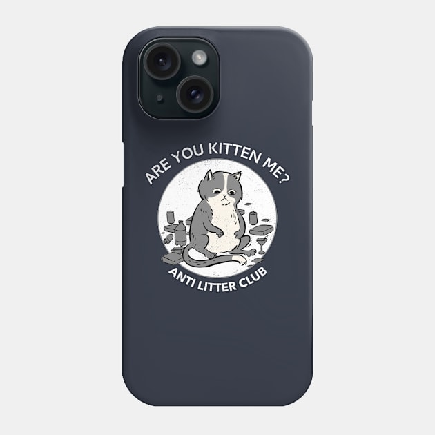 Anti Litter Club 1.3 Phone Case by Anti Litter Club