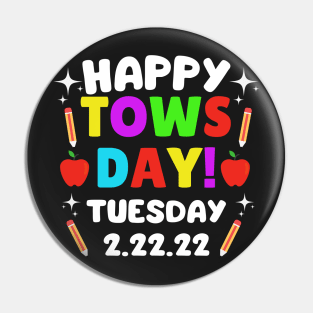 Cool Happy Towsday Tuesday 2.22.22 - Commemorative Towsday Tuesday 2-22-22 Second Grade Pin