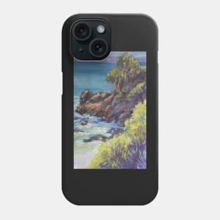 Nobbys Headland - plein air Phone Case