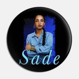 Sade - Retro 80s Music Pin