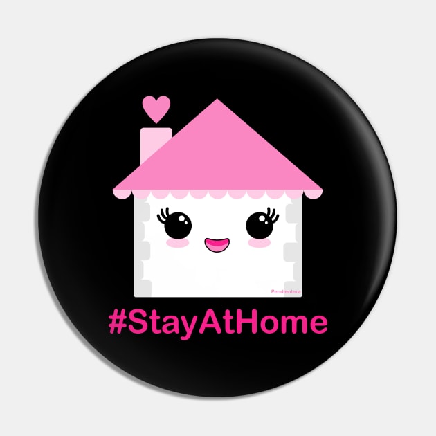 Stay at Home Cute Pin by Pendientera