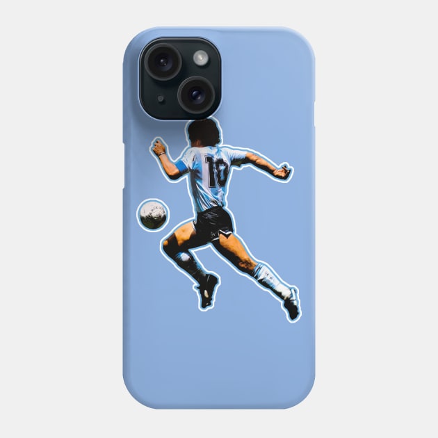 Maradona Running Phone Case by ninoladesign