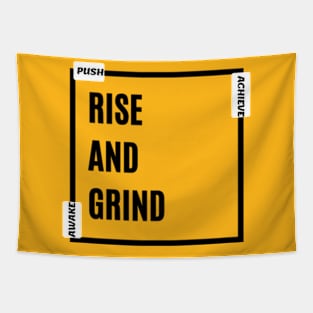 Success: Rise and Grind - Awake, Push, Achieve Daily Tapestry