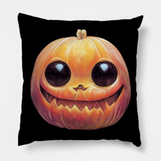 Creepy Cute Pumpkin Face Pillow