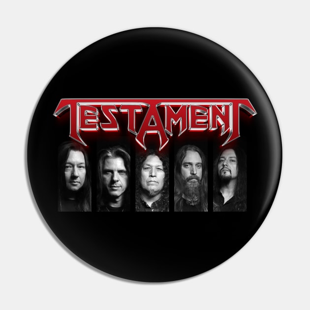 Testament Band Pin by 730