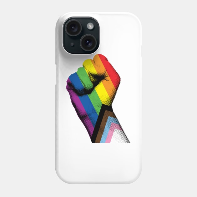 Pride - Fist Phone Case by patrickkingart