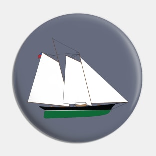 Schooner America Pin