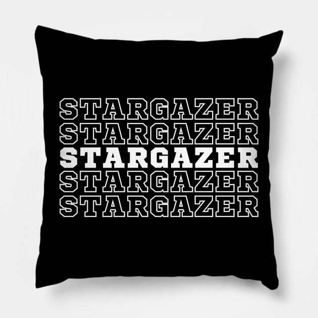 Stargazer. Pillow by CityTeeDesigns