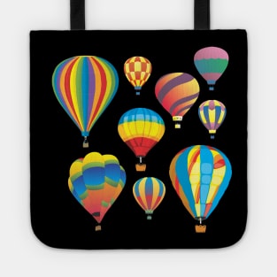 Hot Air Balloon Ballooning T-Shirt Tote