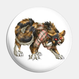 WereCat: Tortie-Tabby Pin