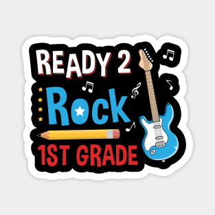 Ready To R0ck 1st Grade Back To School Magnet