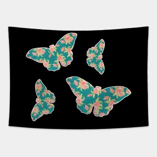 Colorful Butterfly , Cute Light Butterflies Gift Idea Tapestry