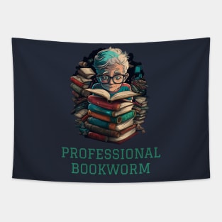 Professional Bookworm Tapestry