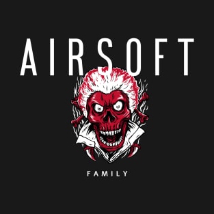 Airsoft Family - Crazy Skull T-Shirt