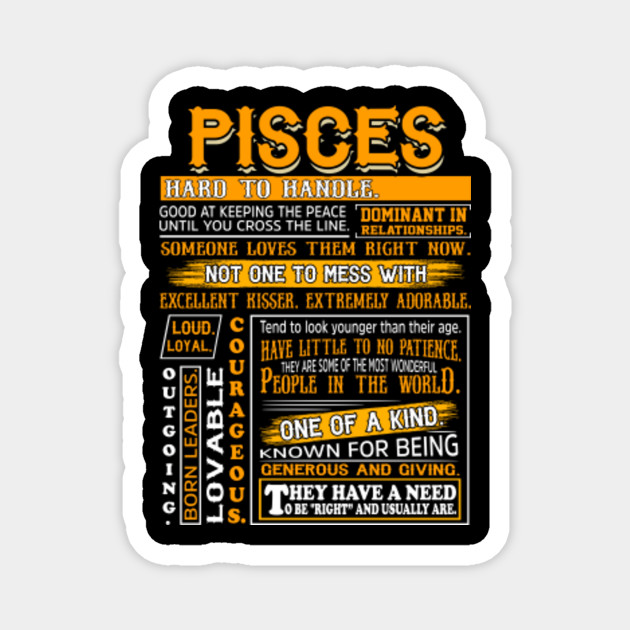 Pisces Queens Are Born In February 19 March 20 T Shirt Zodiac Girls Birthday Princess Black Wo Magnet Teepublic