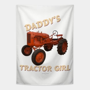 Daddy's tractor girl Tapestry