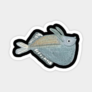 Hungry Hatchetfish Cartoon Magnet