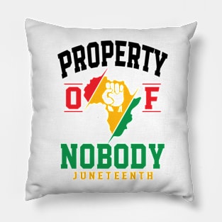 Africa Property Of Nobody Juneteenth Since 1865 Men Women Pillow