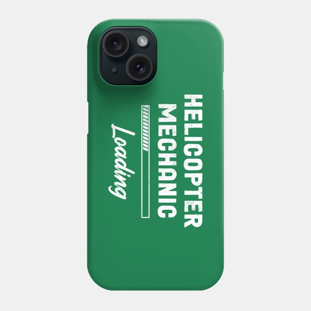 Helicopter Mechanic - Loading Bar Design Phone Case by best-vibes-only