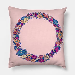 Ring of flowers Pillow