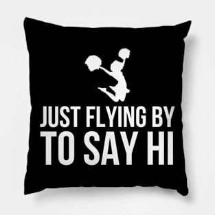 Just Flying By To Say Hi Pillow