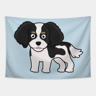 Kawaii TriColor Cavalier King Charles Spaniel Tapestry