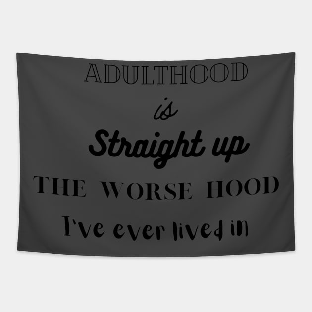 Adulthood Tapestry by Lili's Designs